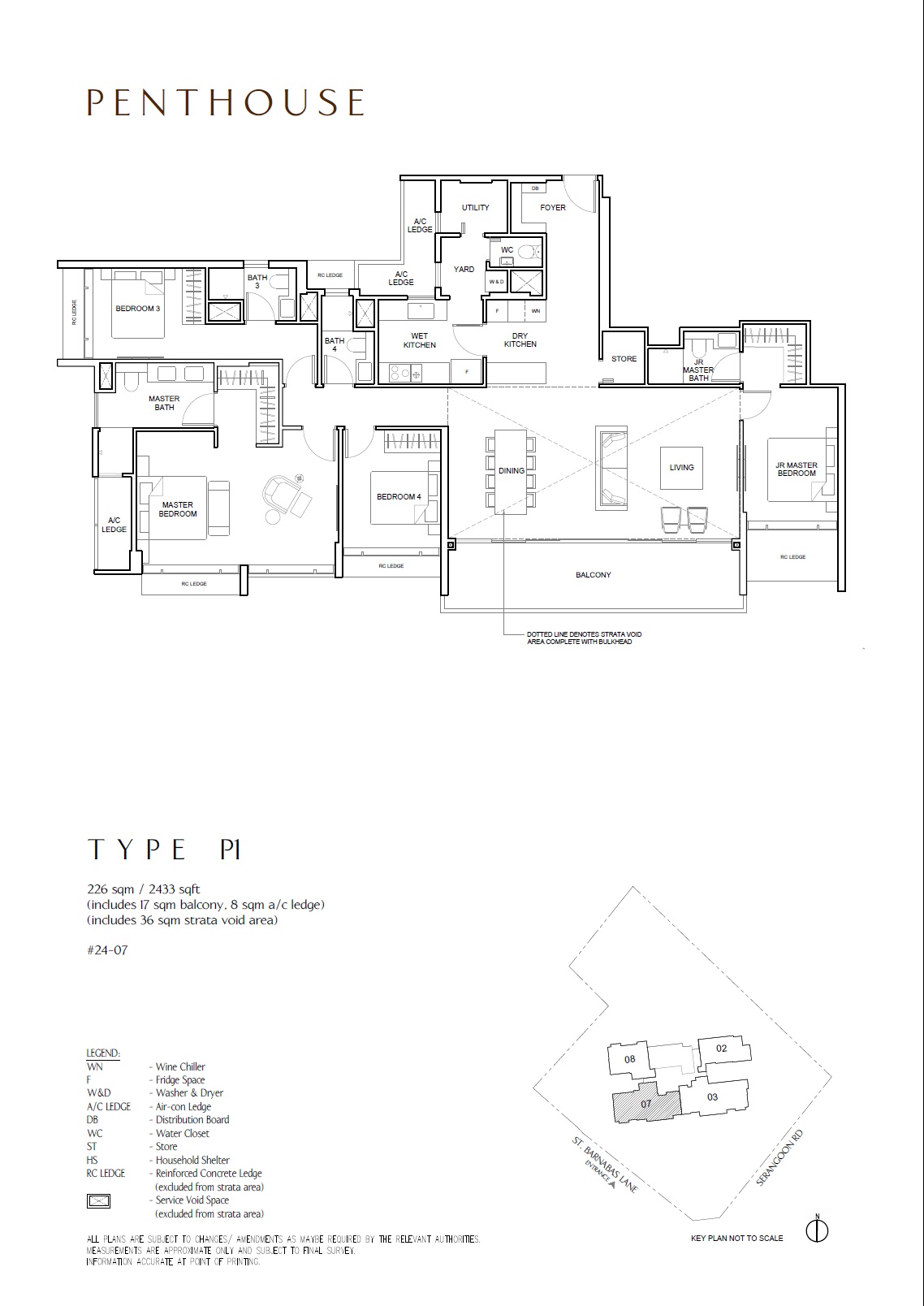 The Arcady at Boon Keng 1 Bedroom Floor Plan 6